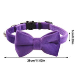 Bow Tie Collar For Dogs Comfortable Cat Adjustable Collar With Bow Dogs Apparel Accessories Lovely Collars For Home Wedding