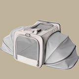 Breathable Travel Cat Bag Wheels Transporter Large Space Mesh Cats Backpack Carrying Shoulder Outgoing Para Perros Pet Carrier