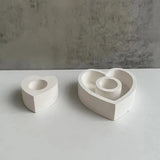 Candle Holder Mold Casting Tealight Holder Candlestick Mold Home Decors Accessories For Coffee Table Dining-Table Living Room