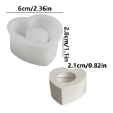 Candle Holder Mold Casting Tealight Holder Candlestick Mold Home Decors Accessories For Coffee Table Dining-Table Living Room