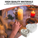 Candle Holder Mold Casting Tealight Holder Candlestick Mold Home Decors Accessories For Coffee Table Dining-Table Living Room
