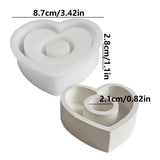 Candle Holder Mold Casting Tealight Holder Candlestick Mold Home Decors Accessories For Coffee Table Dining-Table Living Room