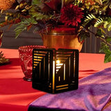 Candle Holder Square Decorative Candle Holders Bulk Elegant Geometric Shape Holders Square Accented Candle Stand For Candle