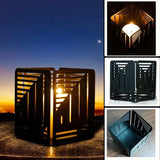 Candle Holder Square Decorative Candle Holders Bulk Elegant Geometric Shape Holders Square Accented Candle Stand For Candle