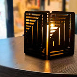 Candle Holder Square Decorative Candle Holders Bulk Elegant Geometric Shape Holders Square Accented Candle Stand For Candle