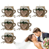 Candle Tea Light Holders Wood Candle Stands Decorative Bridal Shower Tealight Holder For Engagement Reception Bedroom