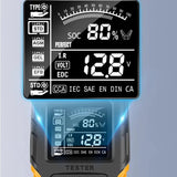 Car Motorcycle Battery Tester 12V 24V Battery System Analyzer SOH SOC CCA IR Measurement for Car Truck