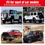 Car Tire Cover 14" 15" 16" 17" Inch 4WD 4x4 PVC Leather Spare Wheel Tire Cover Case Bag Pouch Protector Car Tyres Fit For Jeep
