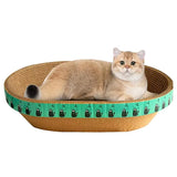 Cardboard Cat Scratchers Sturdy Corrugated Paper Scratcher With High Density Pet Supplies For Balcony Playroom Living Room