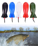 Carp Fishing Rocket Feeder 17.5/14.5/10.5cm Spod Bomb Float Lure Bait Holder Pellet Rocket Feeder Pellet Fishing Accessories