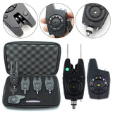 Carp Fishing Tools Bite Alarm Indicator With Remote Receiver Kit Fishing Rod Connect Equipment For Carp Bait Feeder Alert Bells