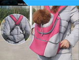 Carrier Bag For Cat Travel Breathable Mesh Puppy Dog Durable Padded Shoulder Front Pack Head Out Design Conveyors and Strollers