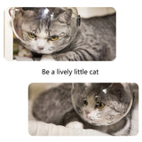 Carriers and Baby Strollers Muzzles Breathable Transparent Helmet for Cat Astronaut Helmet  Anti-Bite Cat Helmet Carriers & Cart