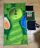 Casual Golf Game Set Golf Hitting Training Mat For Indoor and Outdoor Games, Family Gatherings, Friends Fun Occasions Good Game
