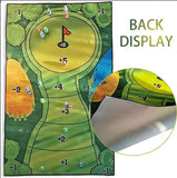 Casual Golf Game Set Golf Hitting Training Mat For Indoor and Outdoor Games, Family Gatherings, Friends Fun Occasions Good Game