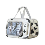 Cat Backpack Go Out Portable Pet Suitcase Large Capacity Cat Backpack Crossbody Carrying Dog Bag Breathable Cat Cage Box Pets