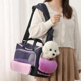 Cat Carrier Travel Pet Bag Carrier Bag For Cat Breathable Pet Carrier Backpack Cat Carrier Travel Handbags For Small Medium Bunn