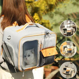 Cat Dog Carrier with Mute Universal Wheels Trolley Pet Backpack Large Space Portable Outdoor Pets Bags Cats And Dog Carrier