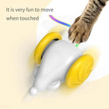 Cat Toys Electric Mouse Automatic Mouse Cat Toy For Pet Exercise Automatic Cat Toys With LED Lights USB Rechargeable Pet