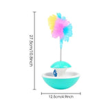 Cat Track Ball Toy Rattle Bell Toy Kitten Auto-Balancing Ball Indoor Cats Accessories For Living Room Cat House Pet Shelter Pet