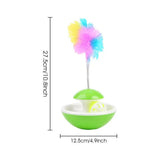 Cat Track Ball Toy Rattle Bell Toy Kitten Auto-Balancing Ball Indoor Cats Accessories For Living Room Cat House Pet Shelter Pet