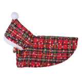 Cats Christmas Costumes Warm Pets Cloaks With Jingle Bell Themem Party Accessories For Photo Props Outdoor Walking Christmas