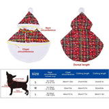 Cats Christmas Costumes Warm Pets Cloaks With Jingle Bell Themem Party Accessories For Photo Props Outdoor Walking Christmas