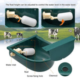 Cattle Goat Water Drinker Bowl Feed Trough Automatic Waterer Horse Dog Drinking Bowl for Cow Horse Farm Animal Feeding Eqipment
