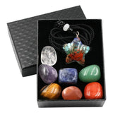 Chakra Crystal Set Healing Crystals Set For Energy Energy Crystals With Pendant Chakra Balancing Room Decor Healing Stones