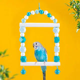Chewing Toys Parrots Parakeet Swing And Chewing Arch For Birds Birdcage Accessories Oral Care Toy For Cockatiels Parakeet Parrot