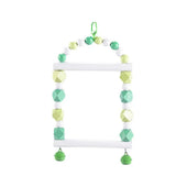 Chewing Toys Parrots Parakeet Swing And Chewing Arch For Birds Birdcage Accessories Oral Care Toy For Cockatiels Parakeet Parrot