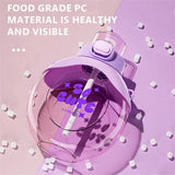 Children's Water Bottle Portable Outdoor Bounce Cap Plastic Cup Cute Student Water Bottle Fashionable Sports Water Bottle