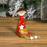 Christmas Angel Candlestick Christmas Angel Boys Candlesticks With Vivid Painting Dinner Supplies For Bedroom Study Room Living