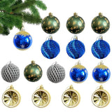 Christmas Baubles Balls Ornaments 16Pcs Matte Baubles Pendant Christmas Tree Decor Holiday Party Decor For Wedding Dining Room