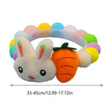 Christmas Dog Collar Holiday Dog Collar With Plush Doll Pendant Soft Puppy Collars Removable And Adjustable Plush Collar Puppy
