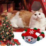 Christmas Dog Collar Holiday Dog Collar With Plush Doll Pendant Soft Puppy Collars Removable And Adjustable Plush Collar Puppy
