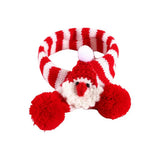 Christmas Dog Scarves Dog Neck Warmer Knitted Comfortable Scarf For Cat Christmas Costume For Cats For Small Medium Dogs Cats