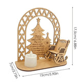 Christmas In Heaven Candle Chair Commemoration Ornament With Candle And Rocking Chair Tealight With Candlestick Holder For Porch