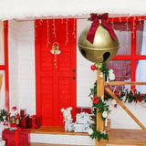 Christmas Inflatable Ball Decor Large Bell Shape Hang Decorated Balls Large Christmas Balls Ornaments for Christmas Yard Lawn