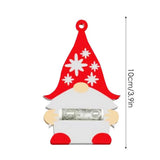 Christmas Money Holder Ornaments Christmas Money Holder Decor Handmade Wooden Money Holder Blessings Can Be Written On The Back