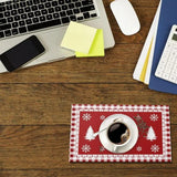 Christmas Placemats Christmas Dinner Retro Gnome Placemats Seasonal Decor Party Supplies For Hotel Coffee Shop Coffee Table
