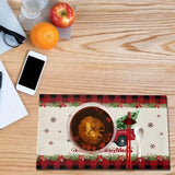 Christmas Placemats Christmas Dinner Retro Gnome Placemats Seasonal Decor Party Supplies For Hotel Coffee Shop Coffee Table