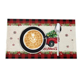 Christmas Placemats Christmas Dinner Retro Gnome Placemats Seasonal Decor Party Supplies For Hotel Coffee Shop Coffee Table