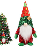 Christmas Plush Gnome Sequin Decor Stuffed Plush Elf Doll Faceless Gnomes Cute Stuffed Gnomes Plushie Winter Holiday Decor With