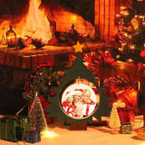 Christmas Tree Shape Silicone Molds Picture Frame Resin Mold For Christmas Table Decorations For Table Top Coffee Table