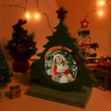 Christmas Tree Shape Silicone Molds Picture Frame Resin Mold For Christmas Table Decorations For Table Top Coffee Table