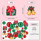 Christmas Vase Filler Decor Anti-Fade Waterproof Reusable Floating Pearls Beads Vase Filler Beautiful Festival Supplies