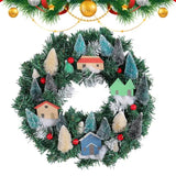 Christmas Wreath Christmas Theme Wreath With Pinecone House Model Garland Wreath Home Decor Accents For Front Door Wall Stairs