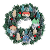 Christmas Wreath Christmas Theme Wreath With Pinecone House Model Garland Wreath Home Decor Accents For Front Door Wall Stairs