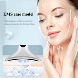 CkeyiN Neck Face Beauty Device LED Photon Skin Care Machine Face Lifting Firming Neck Wrinkle Removing Whitening Facial Massager
